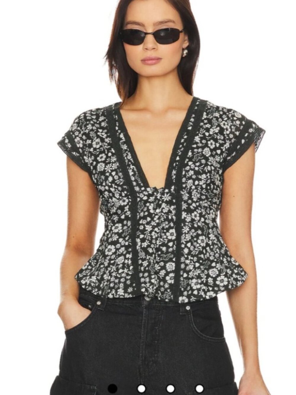 Free People Landy Print Top